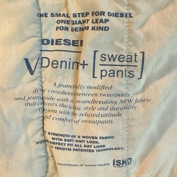 Diesel Fringi NE Denim Jean Jacket Women’s Small Leather Logo Stretch Fitted Y2K - Picture 11 of 17